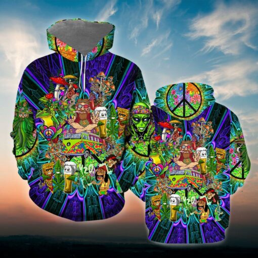 Amazing Hippie 3D All Over Print Shirts For Men & Women, Gift For Hippie Soul, Hippie Lover