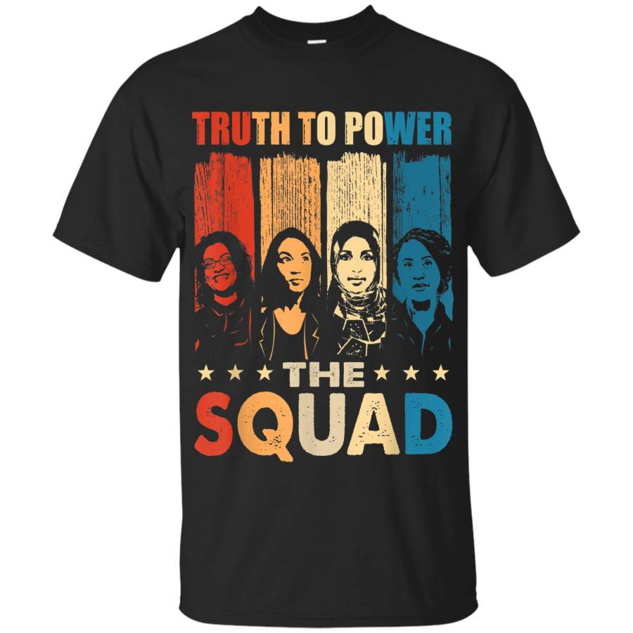 Truth To Power Squad AOC Tlaib Ilhan Ayanna Vintage T-Shirt