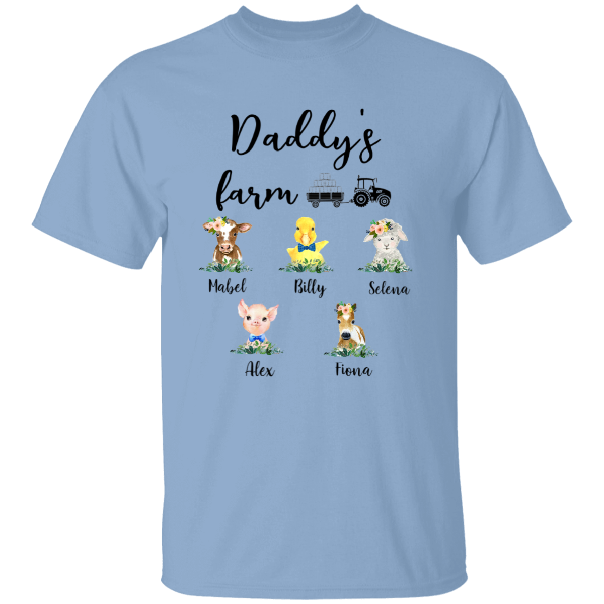 Daddy’s Farm Personalized T Shirt Family HQ