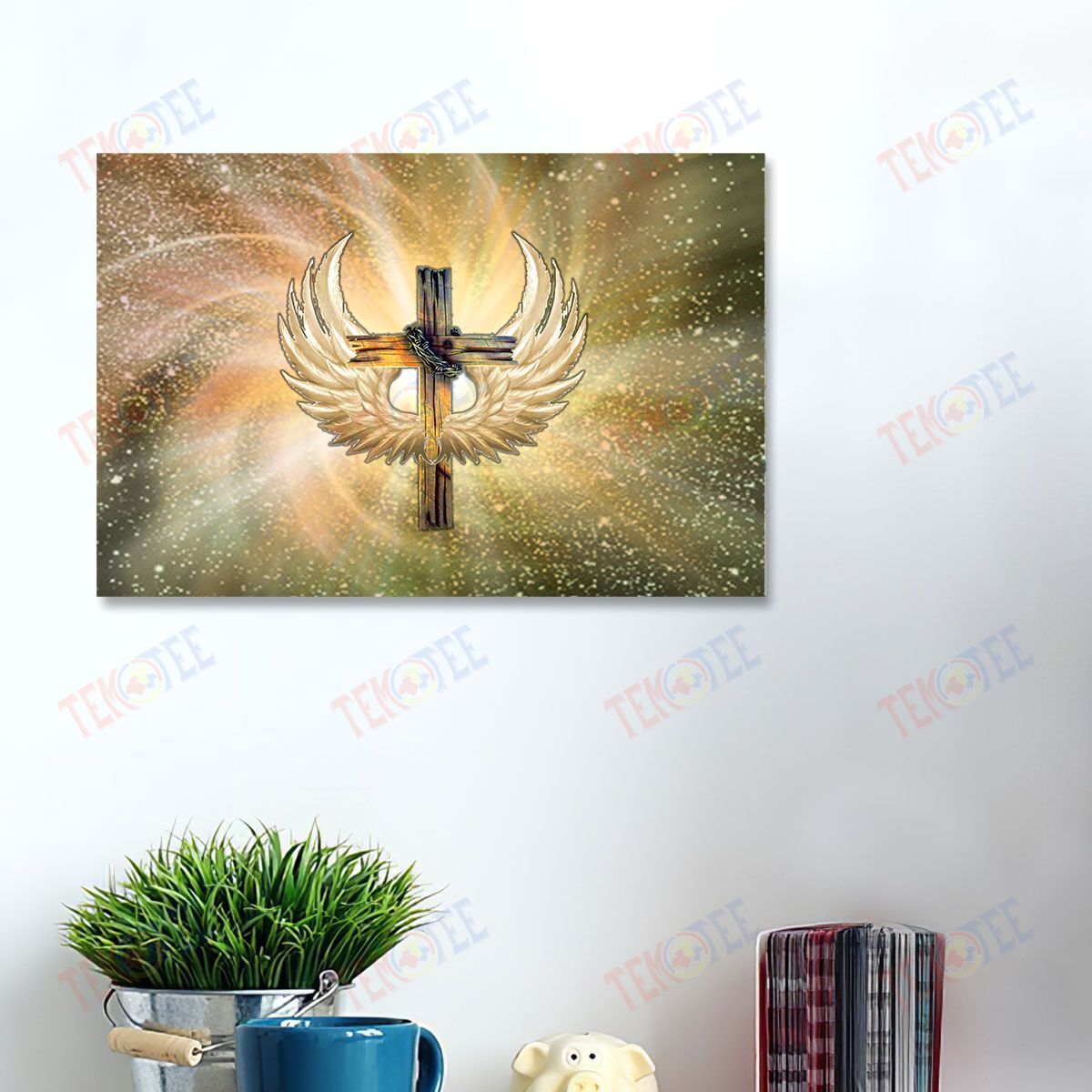 Canvas Art Prints I’M Not Perfect Christian Wall Art Home Decoration