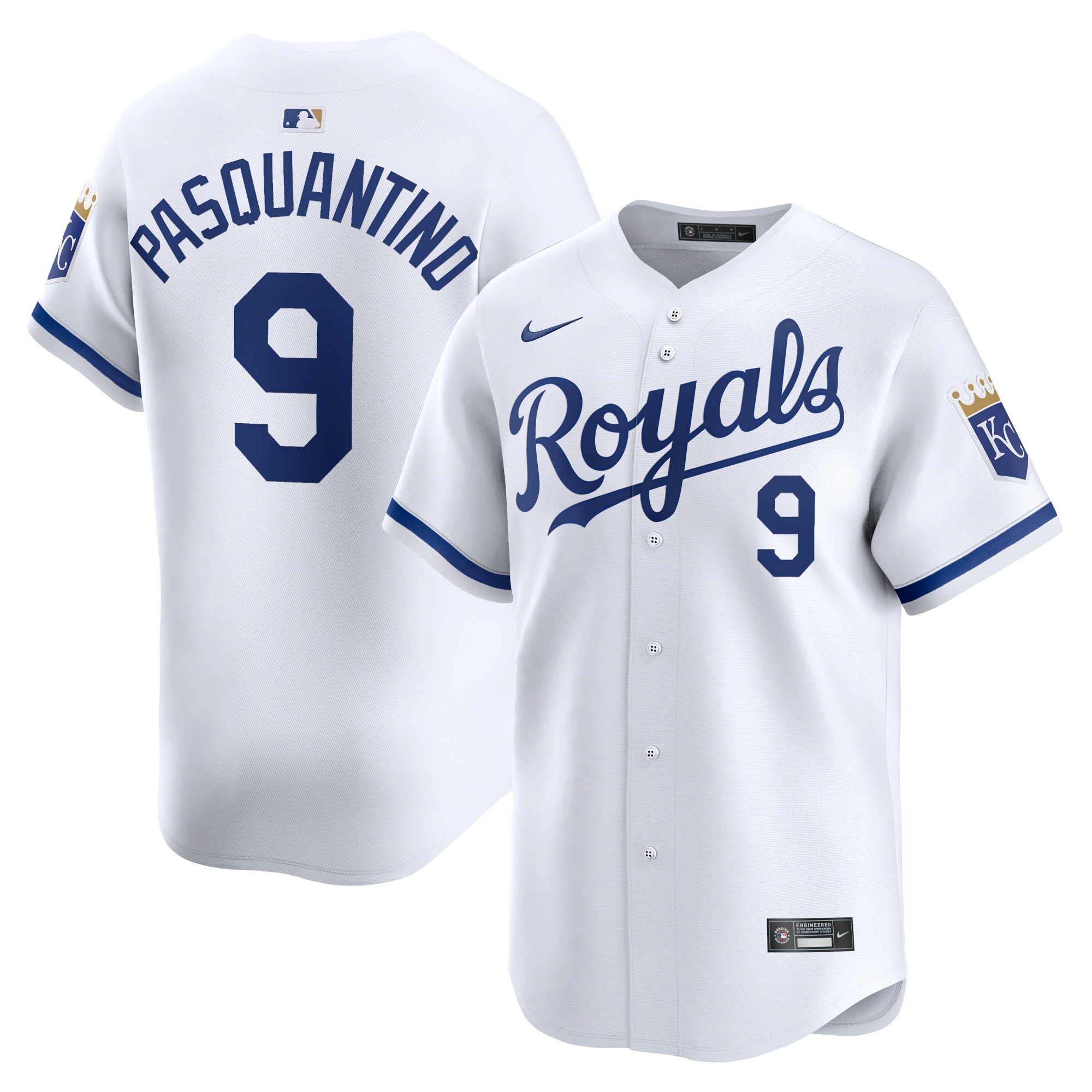 Vinnie Pasquantino Kansas City Royals Home Limited Player Jersey – White