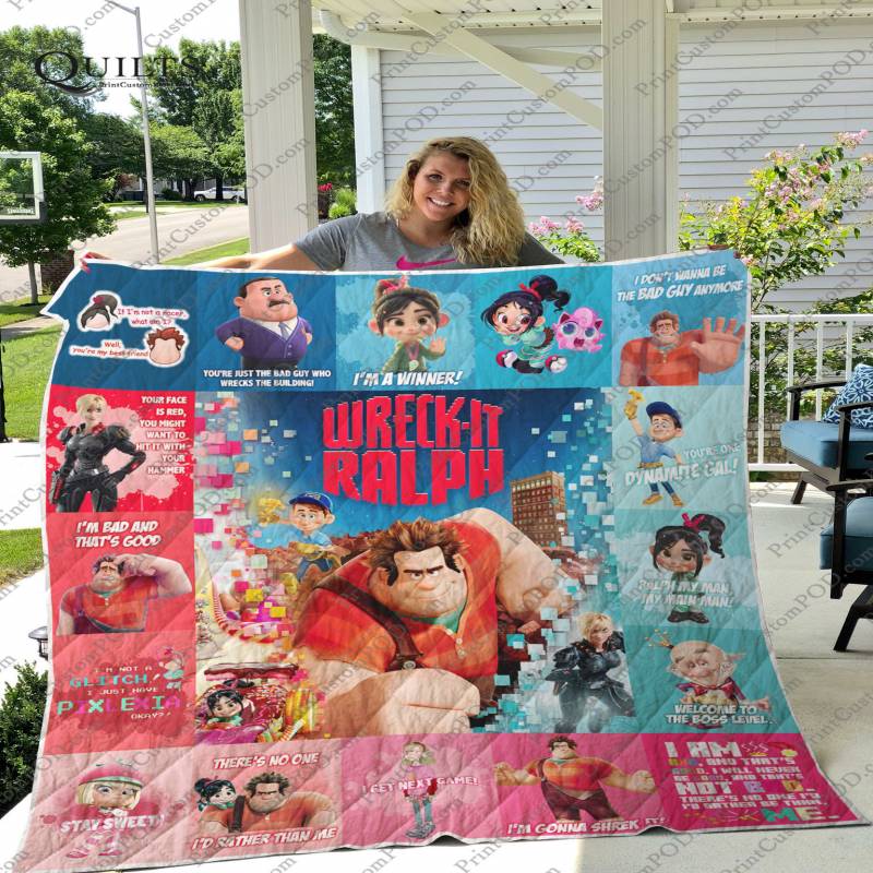 Wreck-it Ralph Quilt Blanket For Fans Ver 17