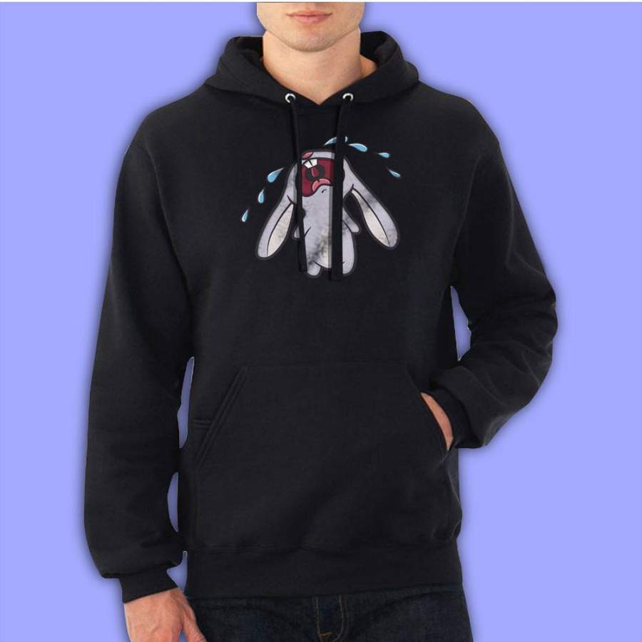 Bawling Bunny Men’S Hoodie