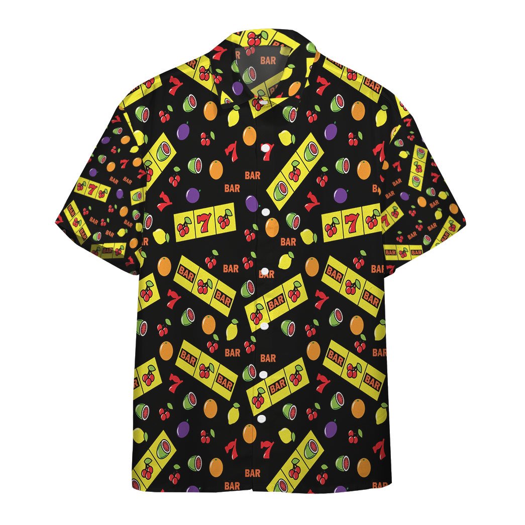 Gearhumans Casino Lucky Slots Custom Hawaiian Shirt Ha64521