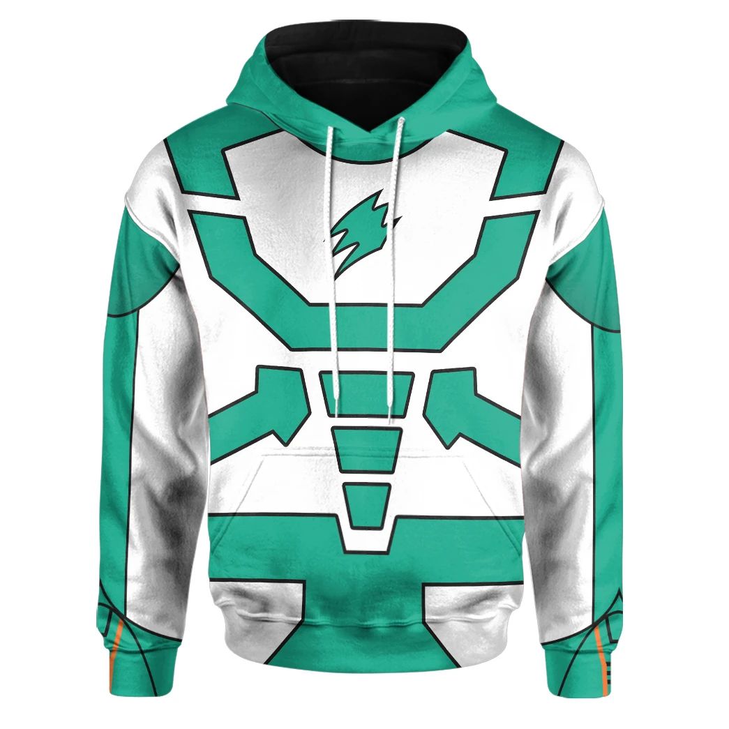 Alohazing 3D Power Ranger Jungle Fury Spirit Ranger Elephant Ranger Custom Hoodie