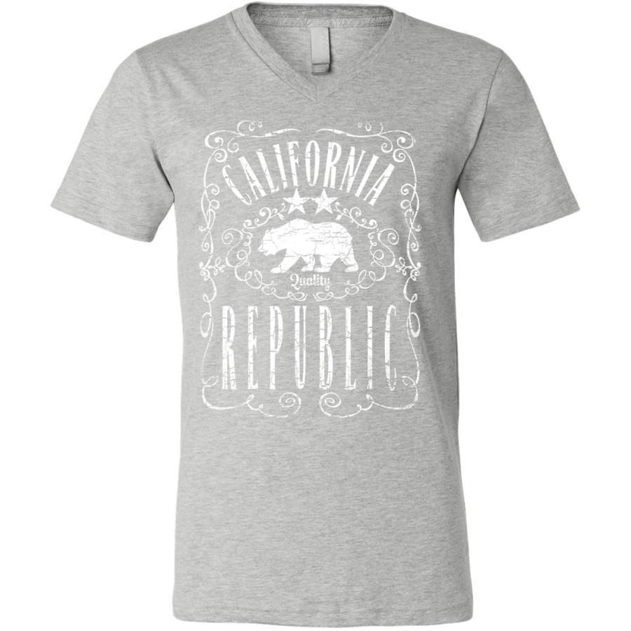 California Republic JD Whiskey Asst Colors V-Neck