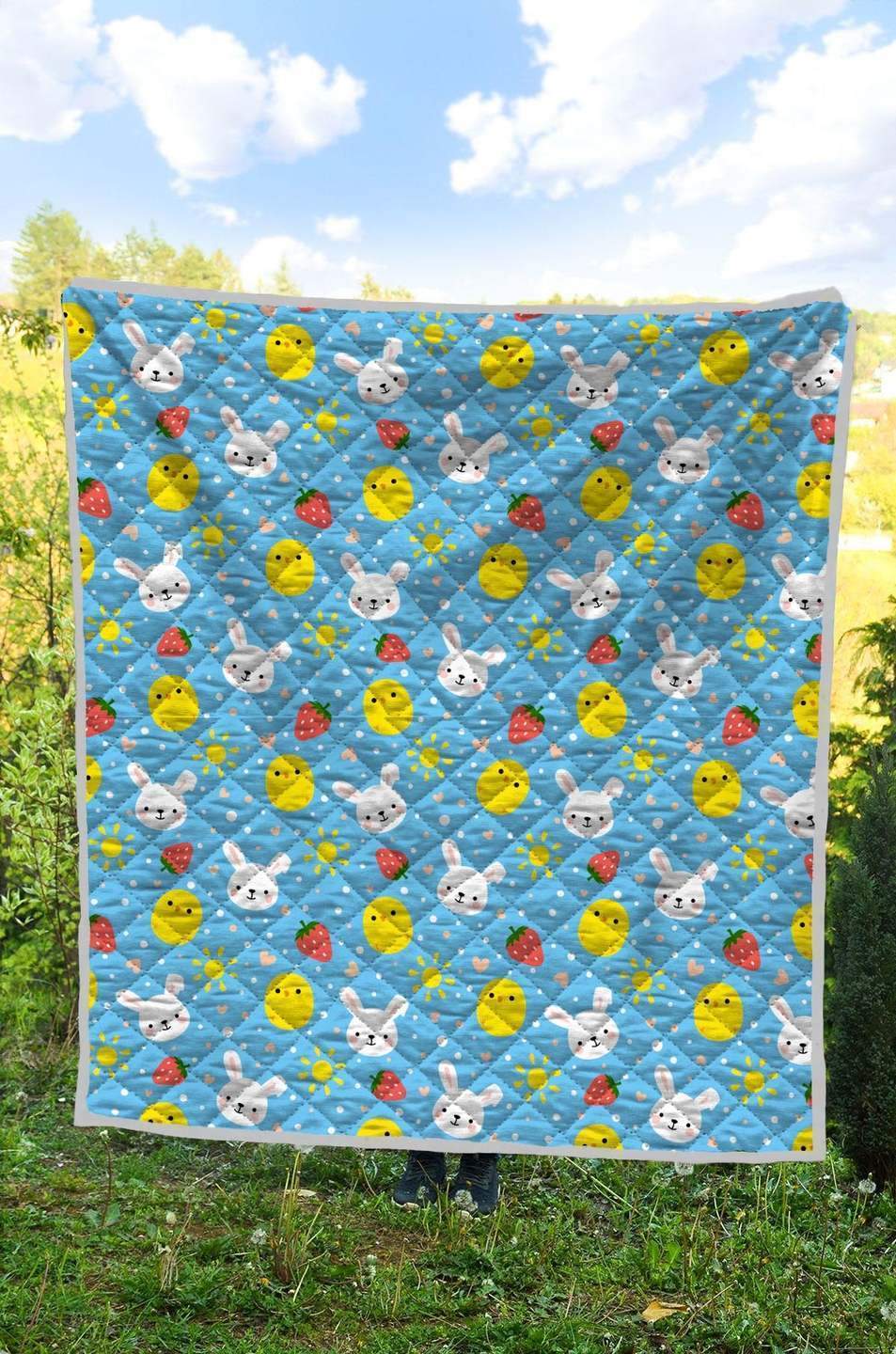 Rabbit Quilt Blanket