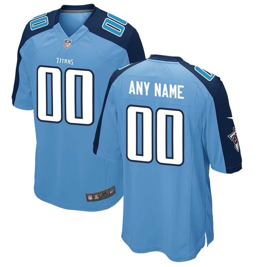 Youth Tennessee Titans Nike Light Blue Custom Alternate Jersey