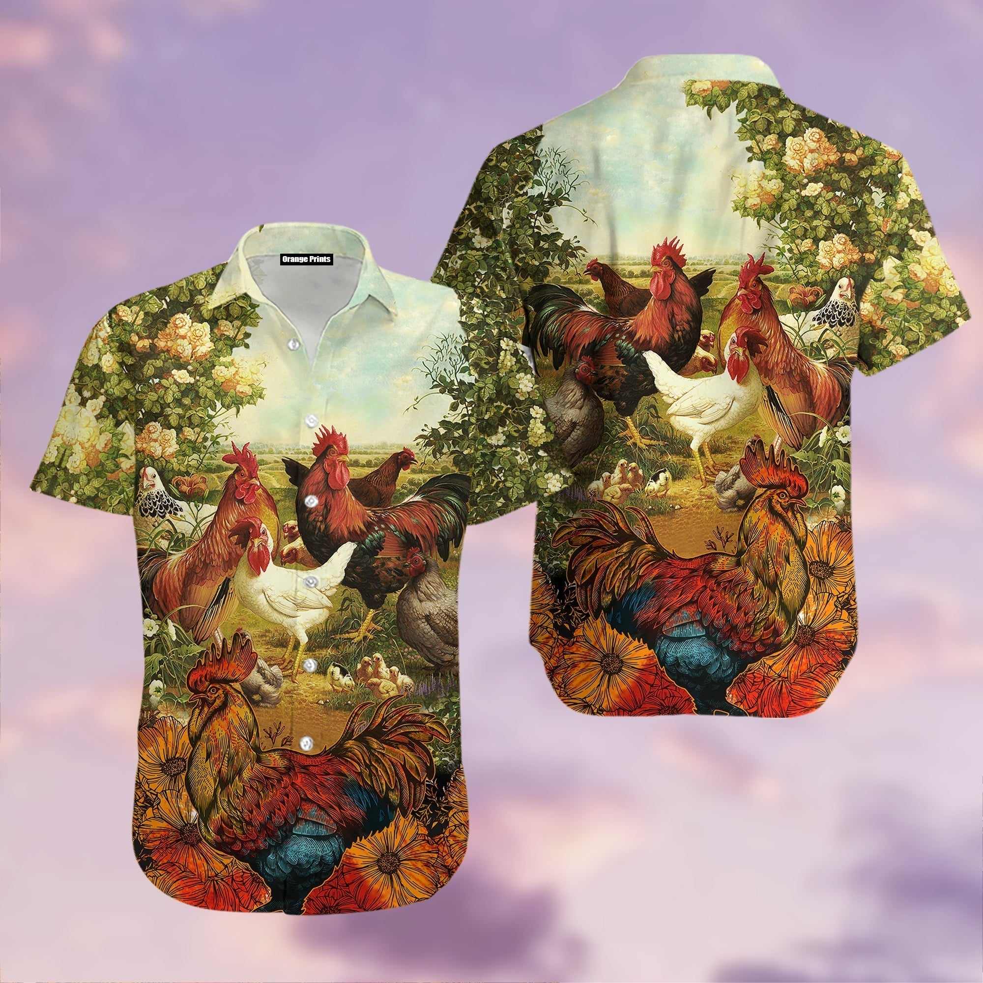 Rooster Hawaii Shirt For Men Women Ha28314