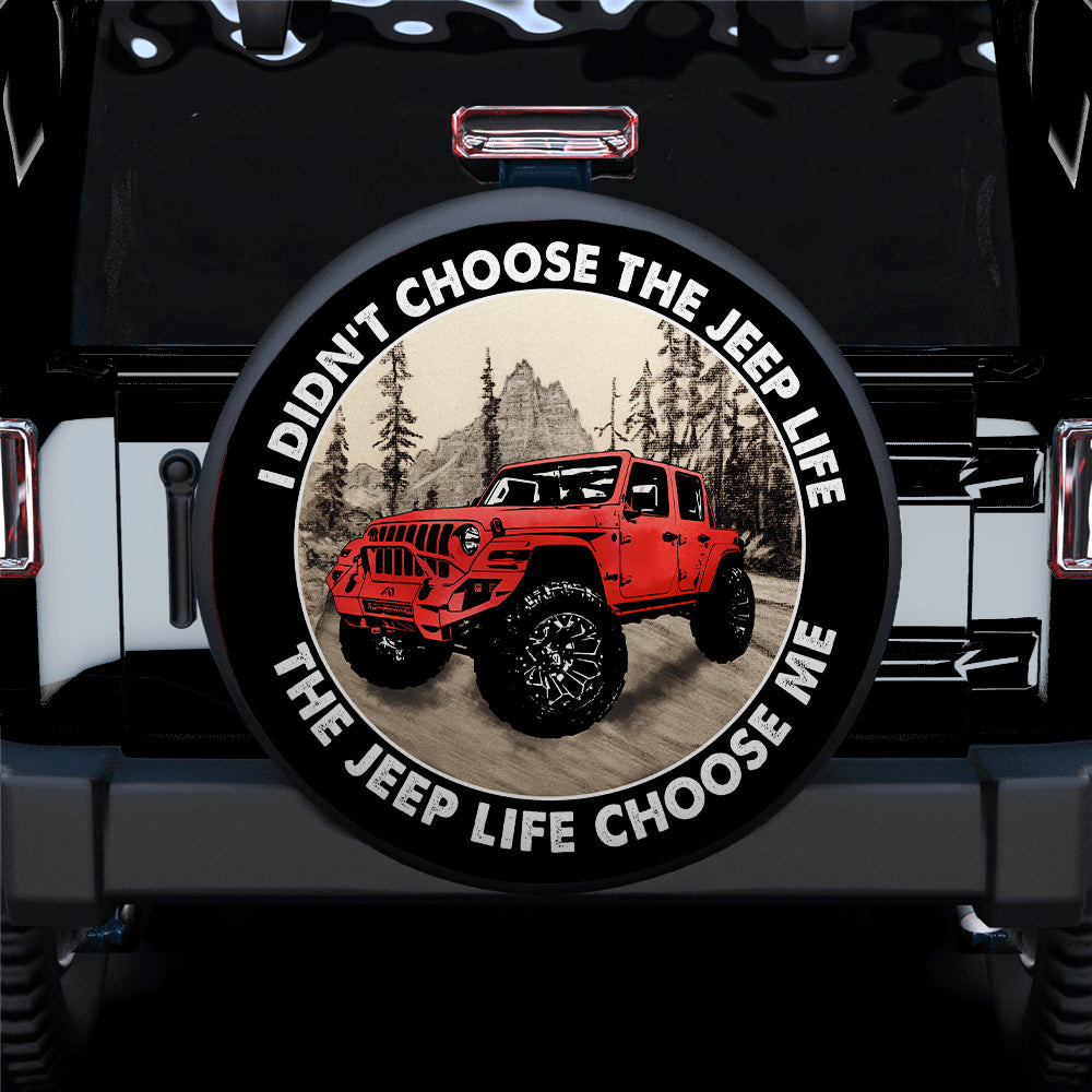 The Jeep Choose Me Red Jeep Car Spare Tire Covers Gift For Campers