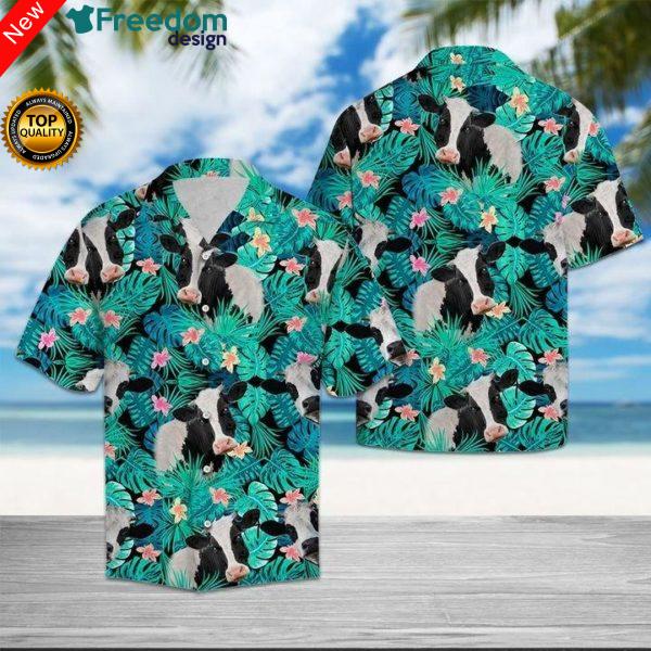 Cow Tropical Hawaii Shirt Unisex Ha37080