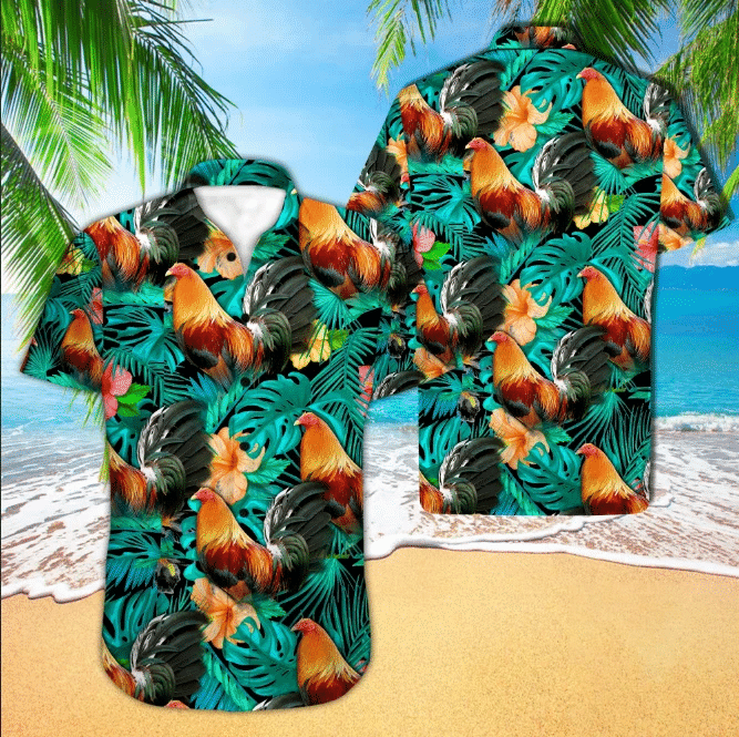 Rooster Hawaii Shirt Unisex Adult Ha20767