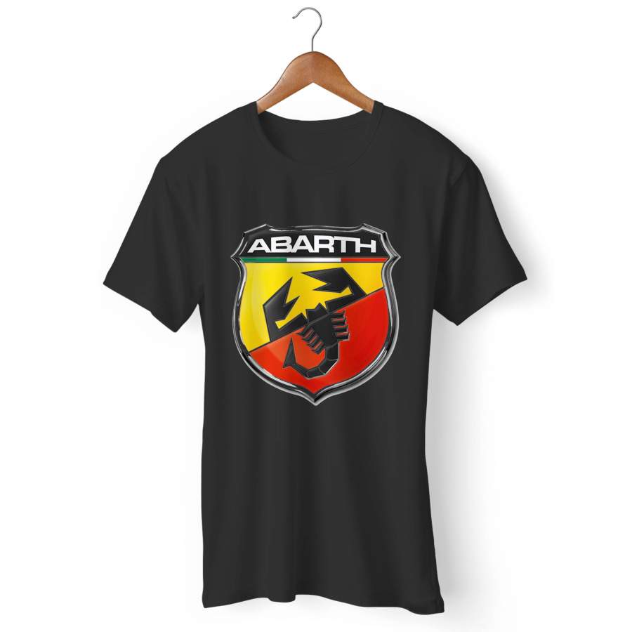 Fiat 500 Abarth Emblem Scorpion Shield Man’s T-Shirt