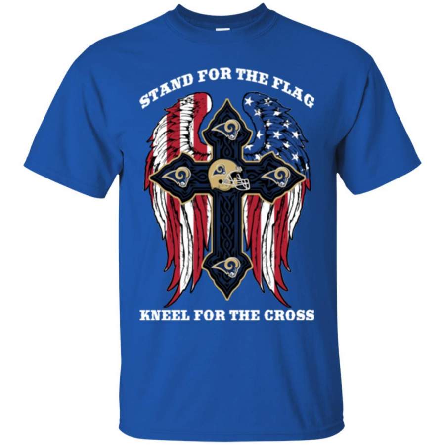 Stand For The Flag Kneel For The Cross Los Angeles Rams T Shirts