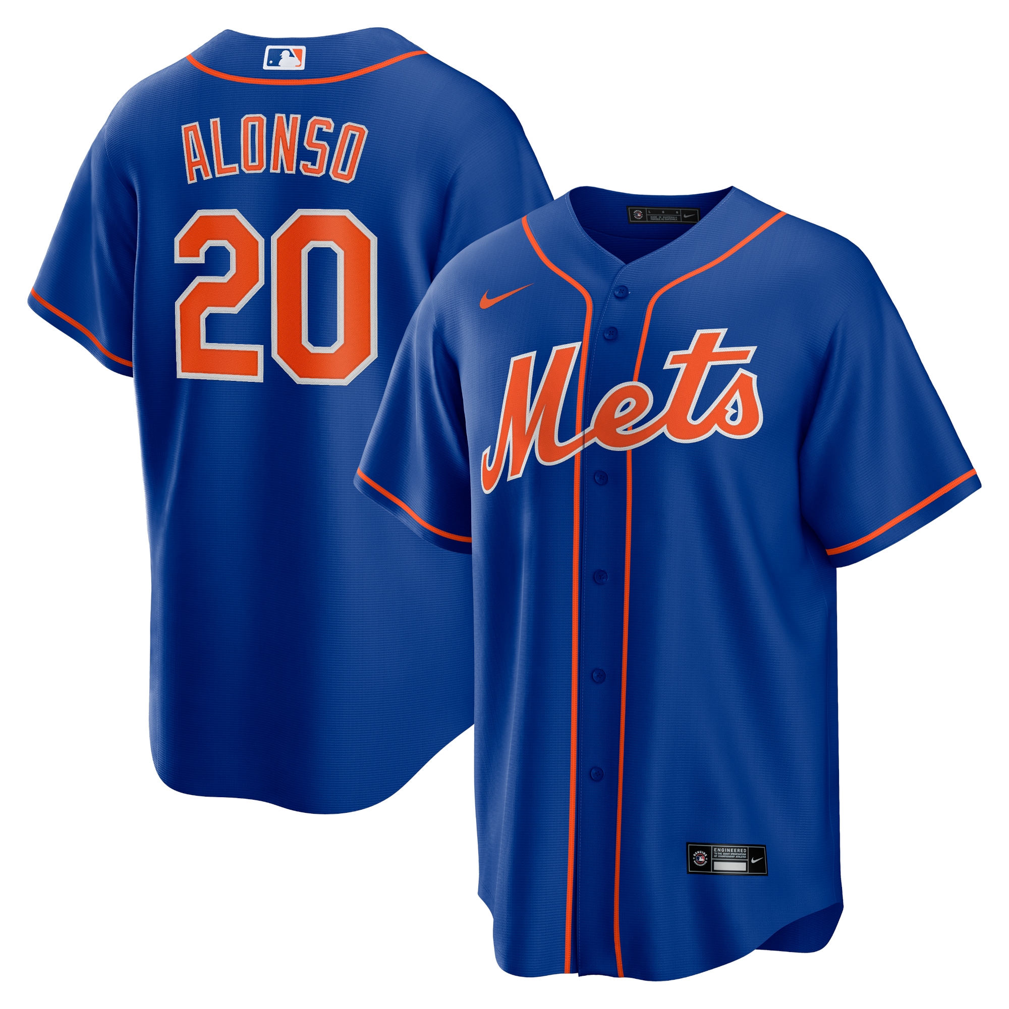 Pete Alonso New York Mets Alternate Replica Player Name Jersey – Royal