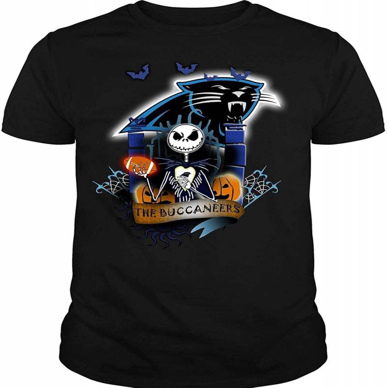 Pumpkin Halloween T Shirt, Carolina Panthers T Shirt