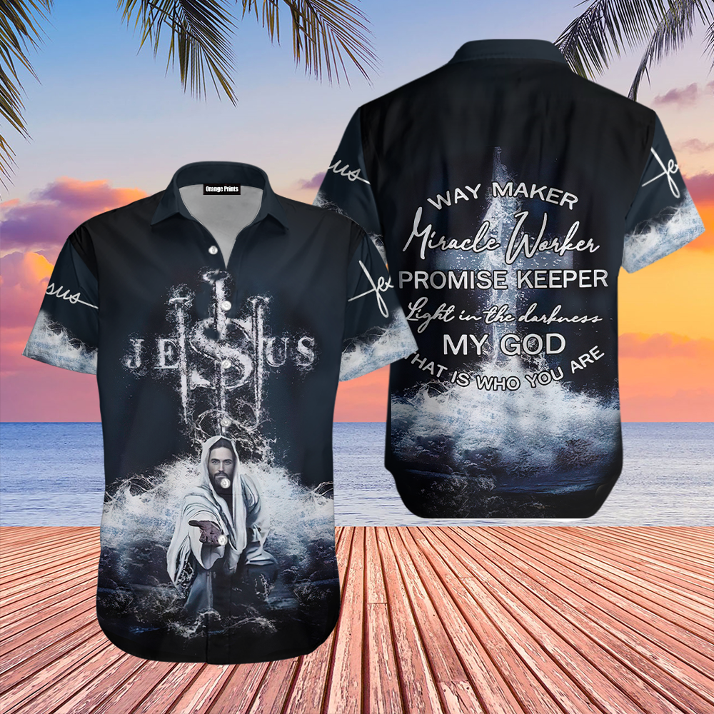 Awesome Easter Jesus Way Maker Aloha Hawaii Shirts For Men And Women Ha93882