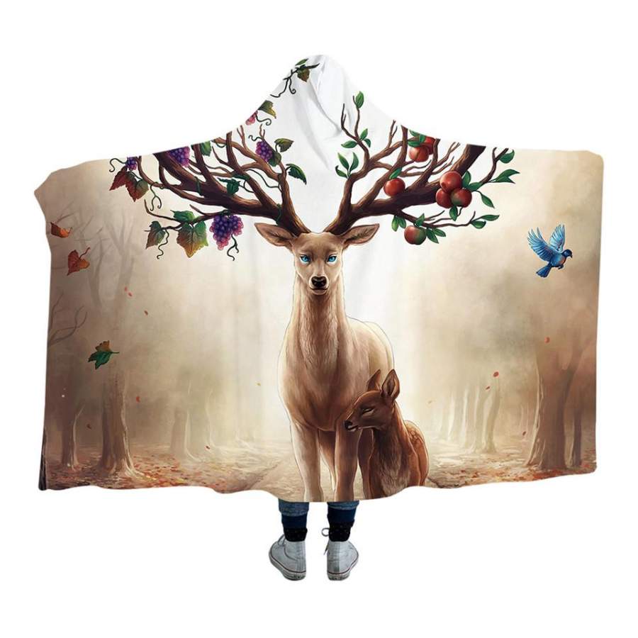 Seasons Change Hooded Blanket