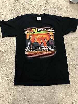 Vintage 2000   Nsync “no Strings Attached” Concert Tour T-shirt 1260