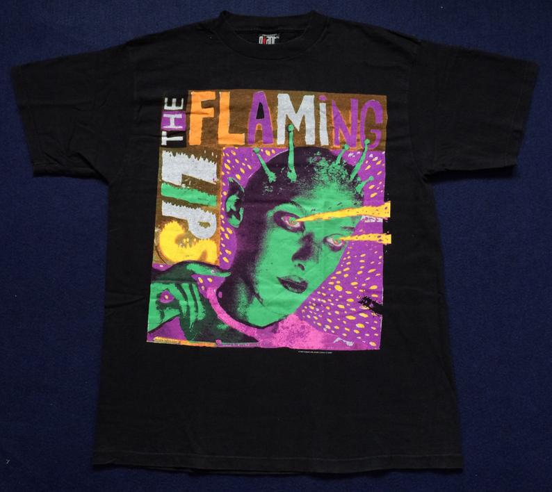 Vintage The Flaming Lips 90s Rare T Shirt