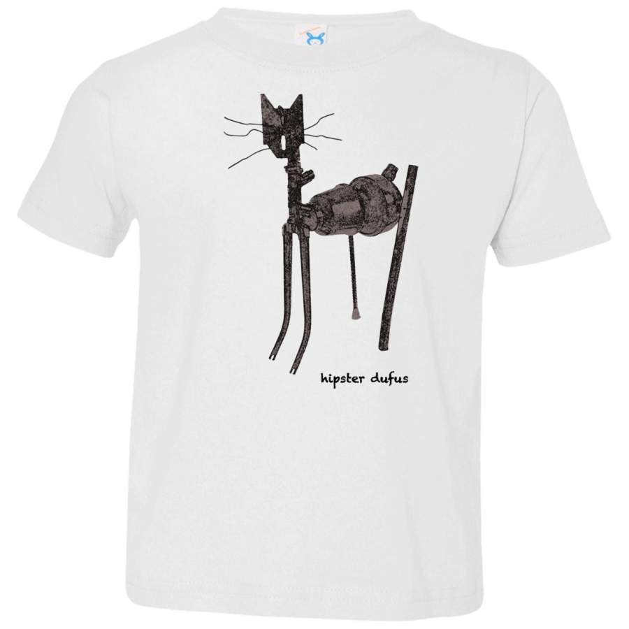 AGR COOL CAT HIPSTER DUFUS Toddler Jersey T-Shirt