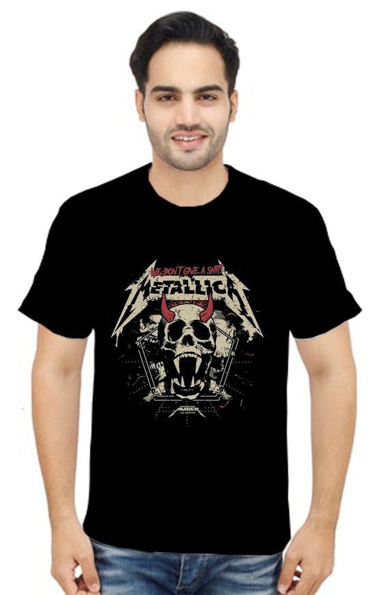 We Dont Gne A Shit Rock Band Metal Rock Logos Shirt Cool Famous Design Vintage Retro Top Shirt