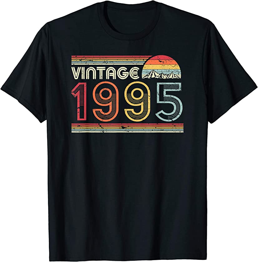 1995 Vintage Shirt, Birthday Gift Tee. Retro Style T-Shirt