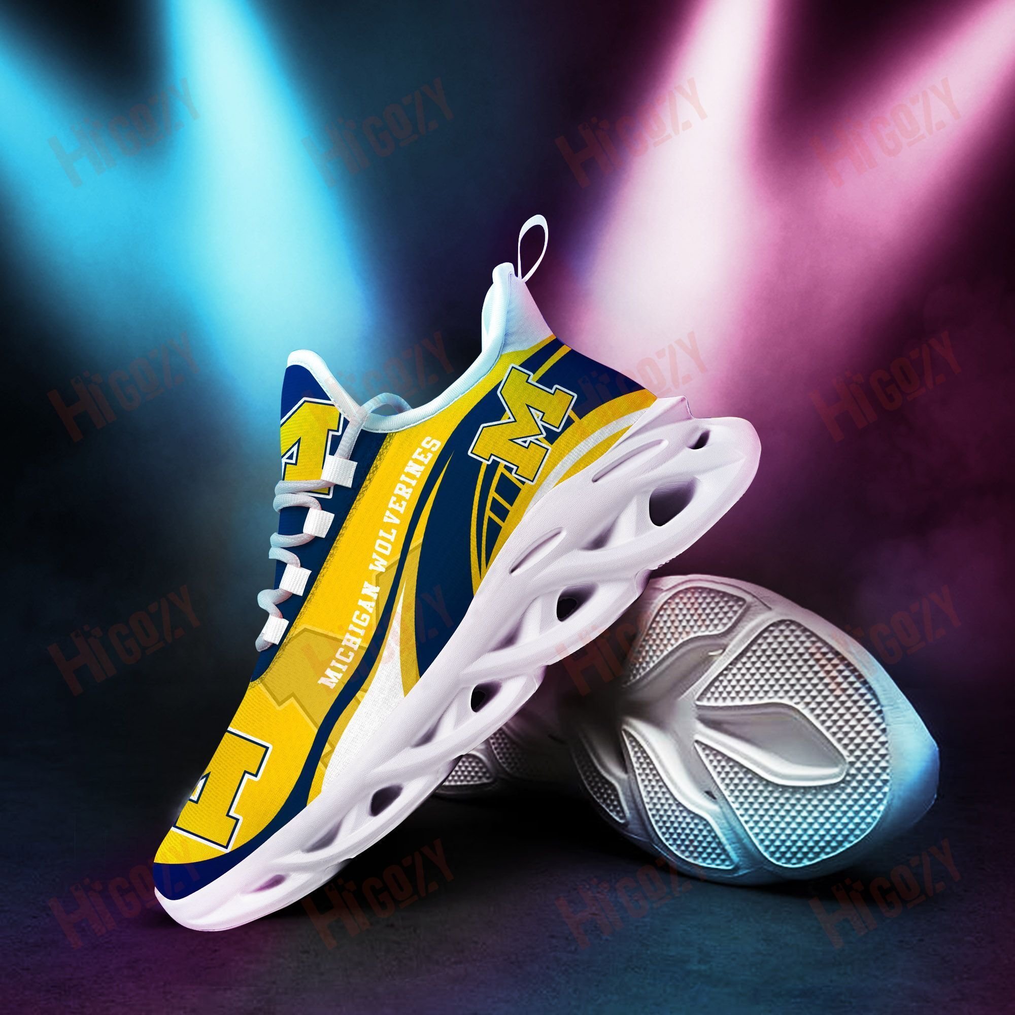 Michigan Wolverines 3D Clunky Sneake …