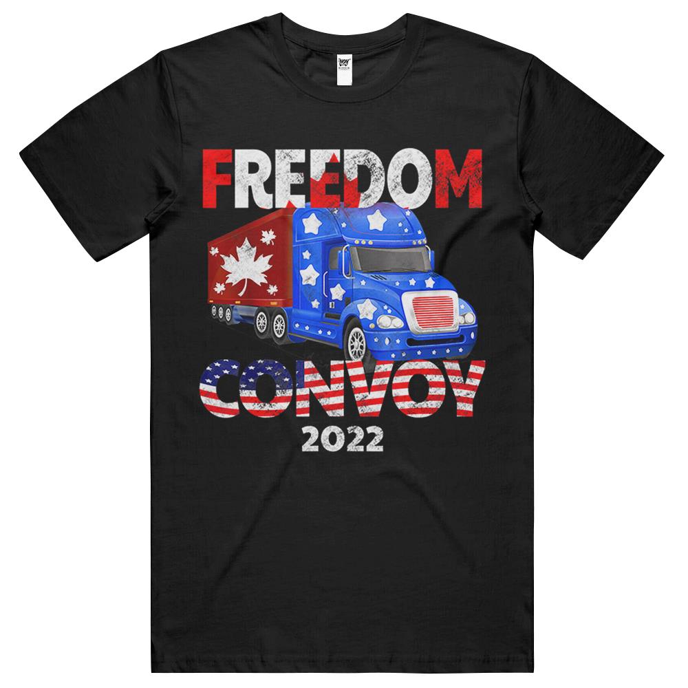 Freedom Convoy 2022 In Support Of Truckers Mandate Freedom T Shirts