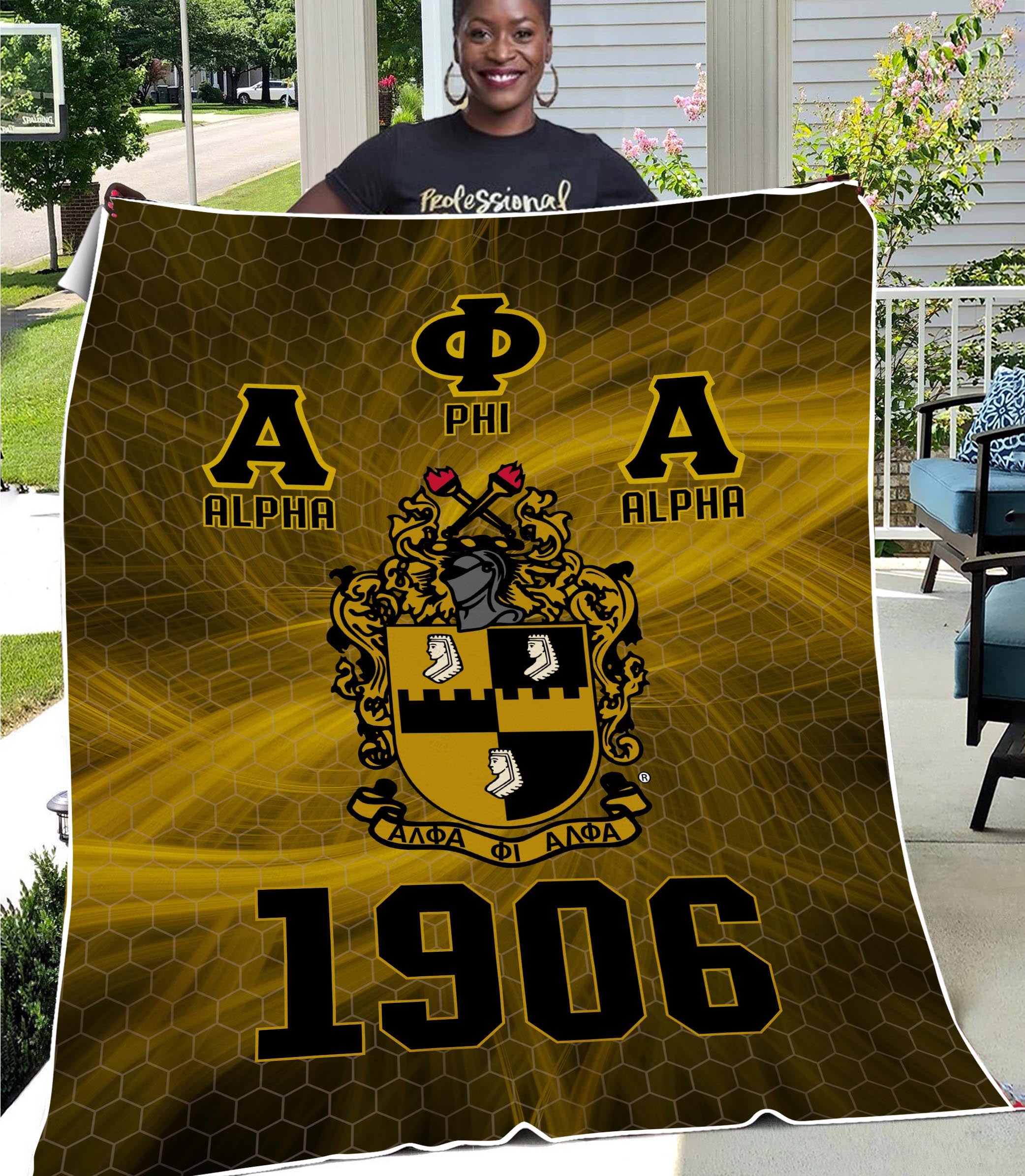 Alpha Phi Alpha Blanket