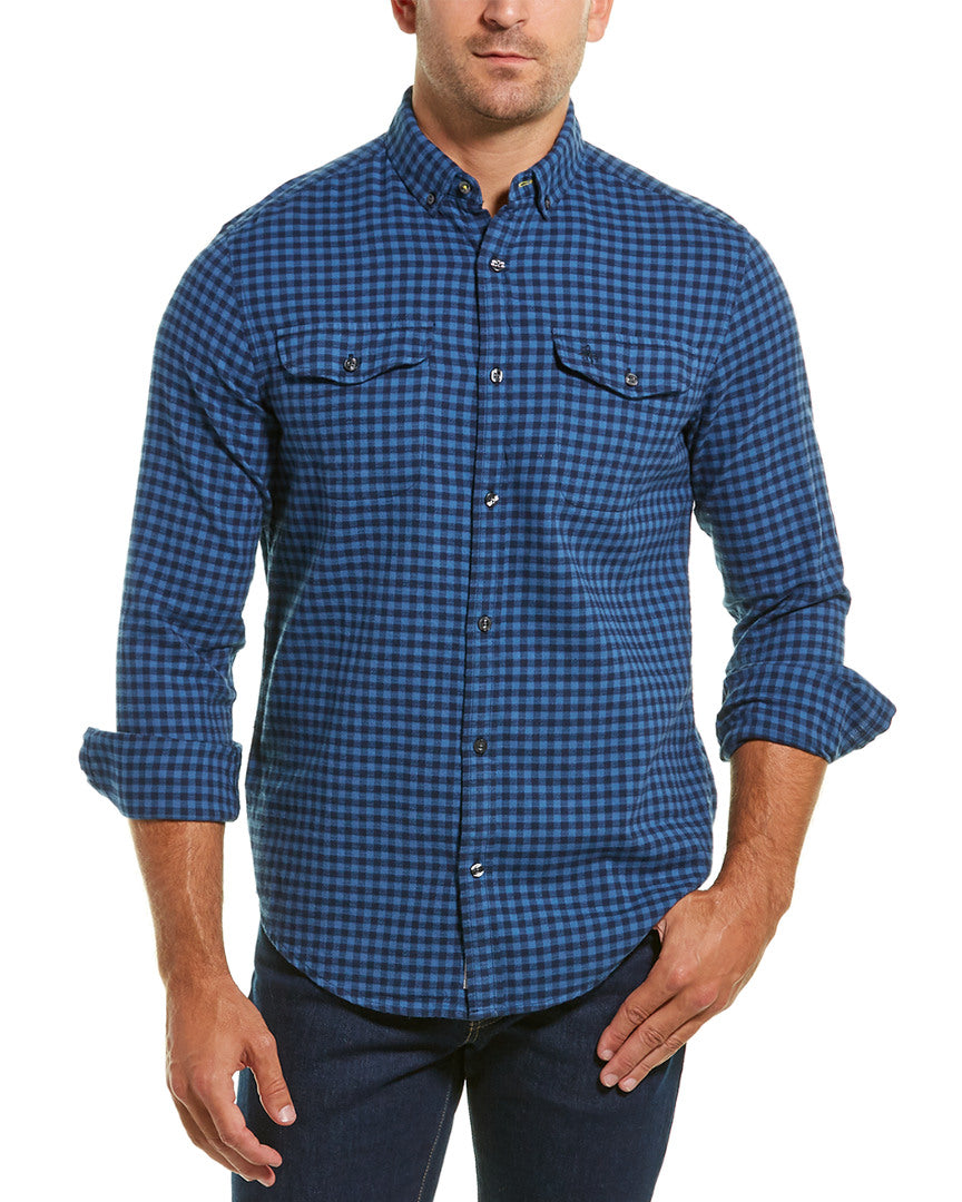 Original Penguin Textured Gingham Woven Shirt