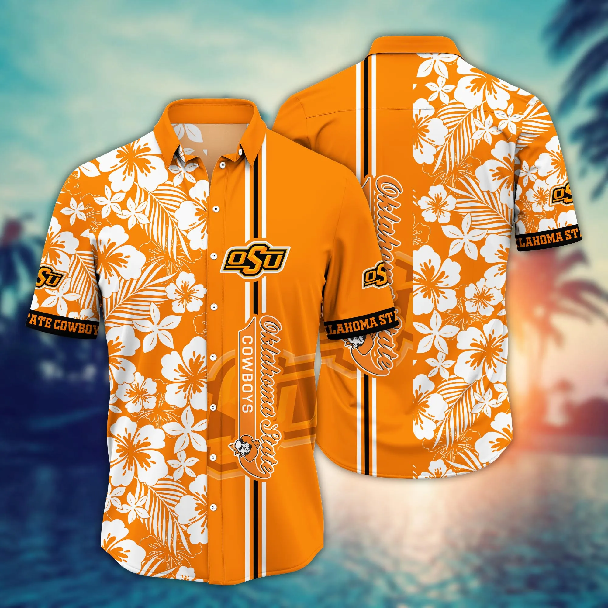 Oklahoma State Cowboys NCCA Hawaiian Shirt Bikinistime Aloha Shirt