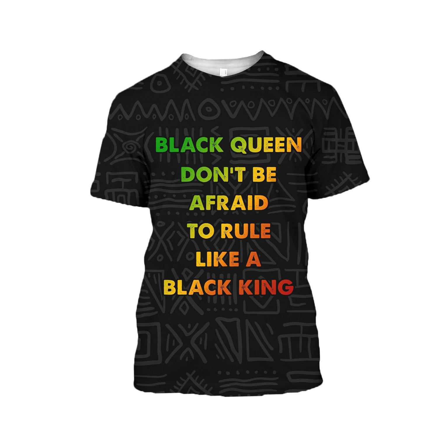 Black Queen Don’T Be Afraid Aop Shirt