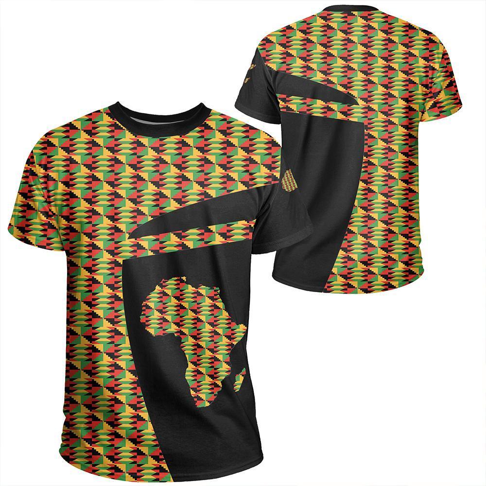 Greeklife T-Shirt – Kente Cloth – Ghana Special Tee – Sport Style