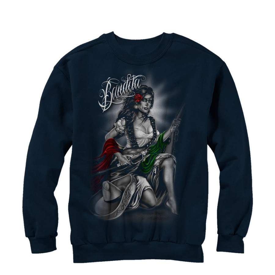 Aztlan Men’s Bandita  Sweatshirt Navy Blue