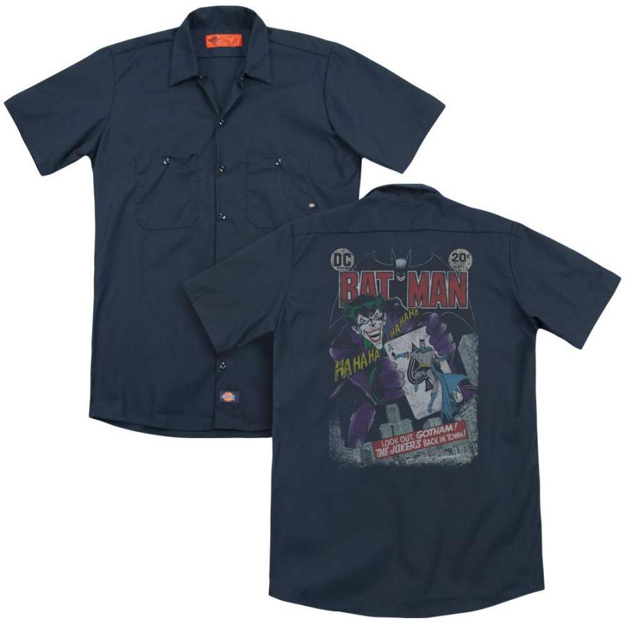 Batman – #251 Distressed (Back Print) Adult Work Shirt