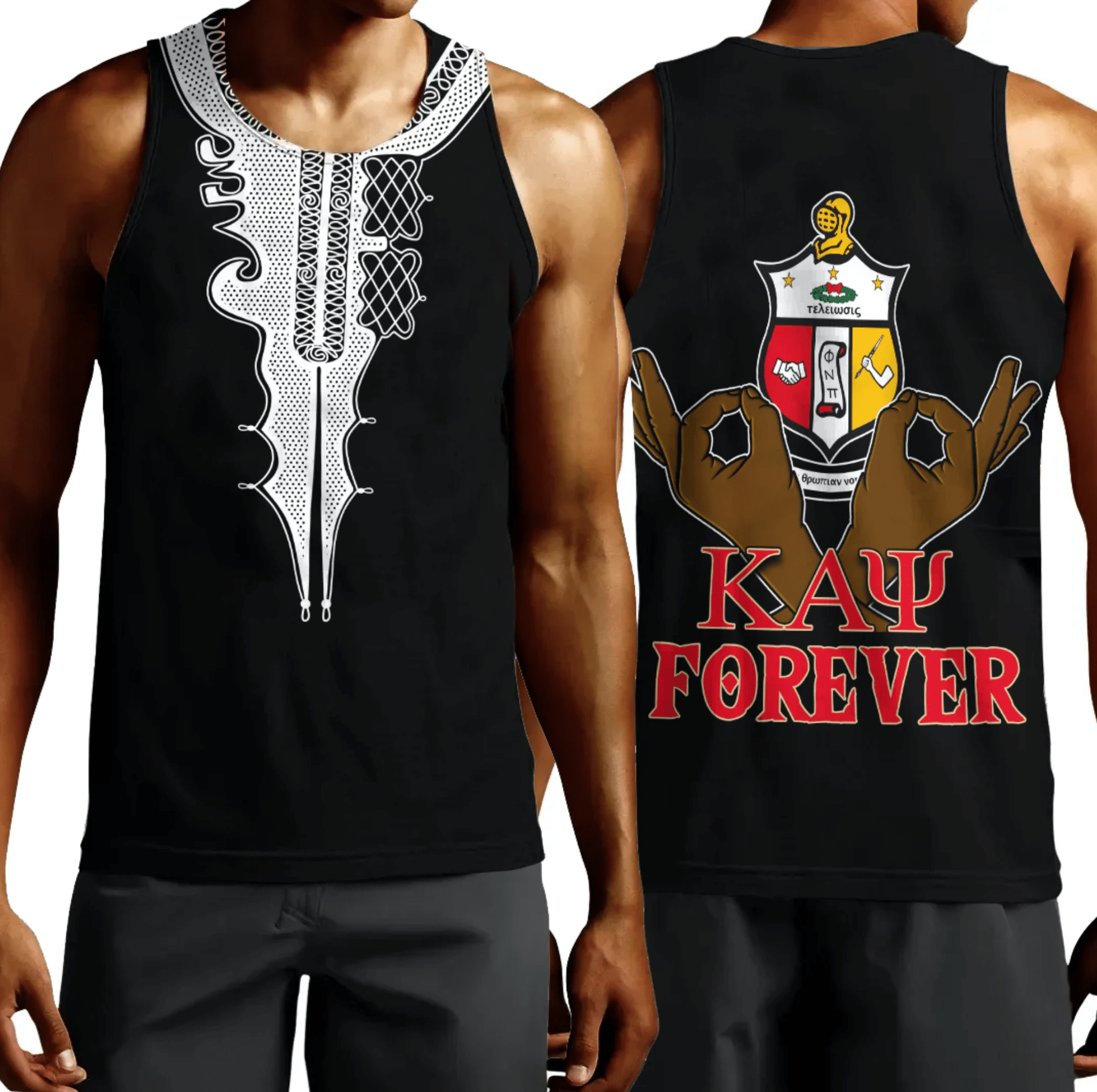 Wonderprint Tank Top Kappa Alpha Psi Forever Tank Top Lt10