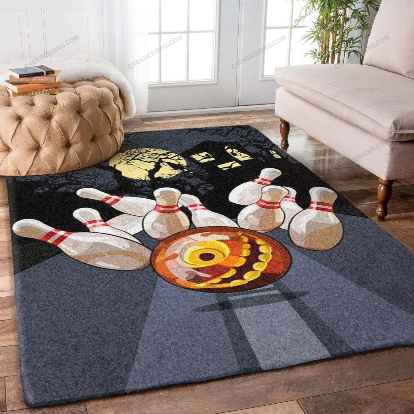 Bowling Halloween Rug