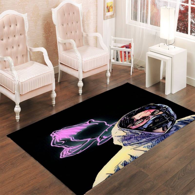 BAD BUNNY LIVING ROOM CARPET RUGS