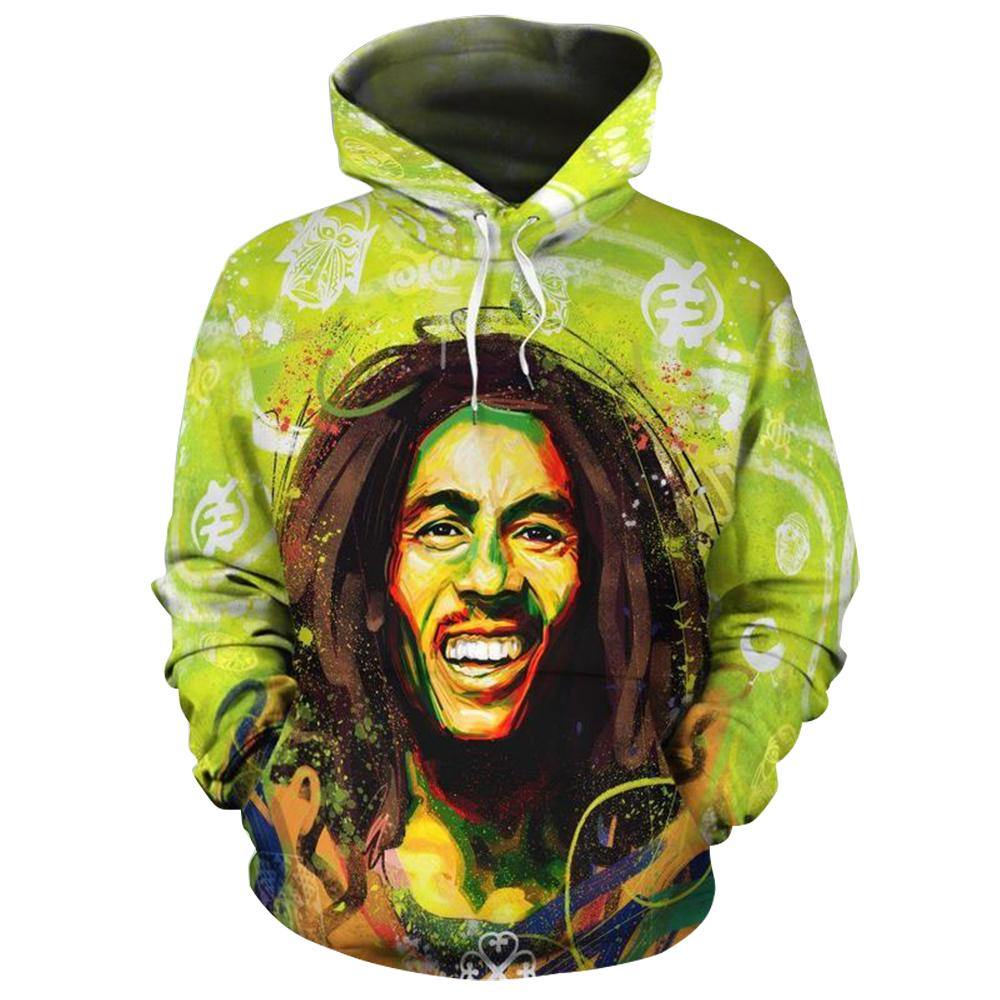 Bob Marley All Over Hoodie