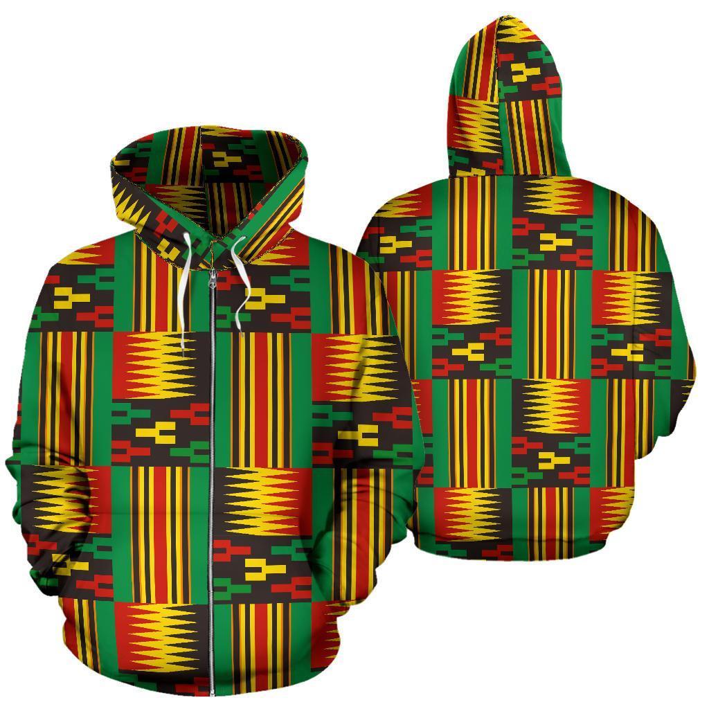 Greek Life Hoodie – Kente Zip Hoodie Adwinasa