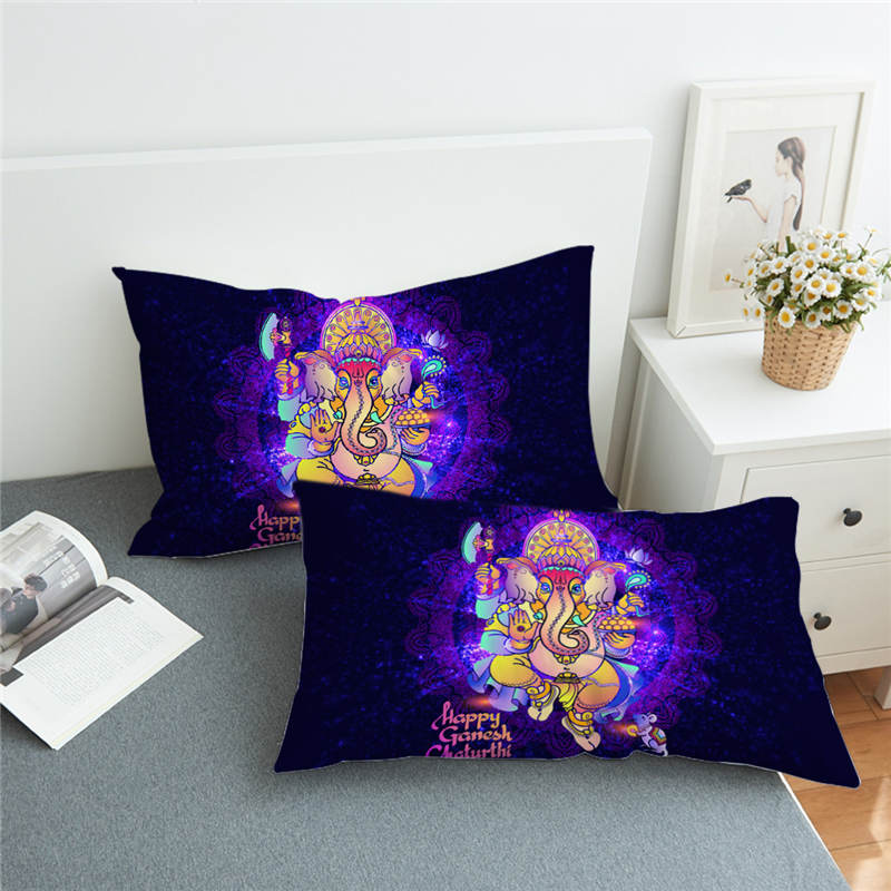 Flame Dance Elephant Man Pillowcase