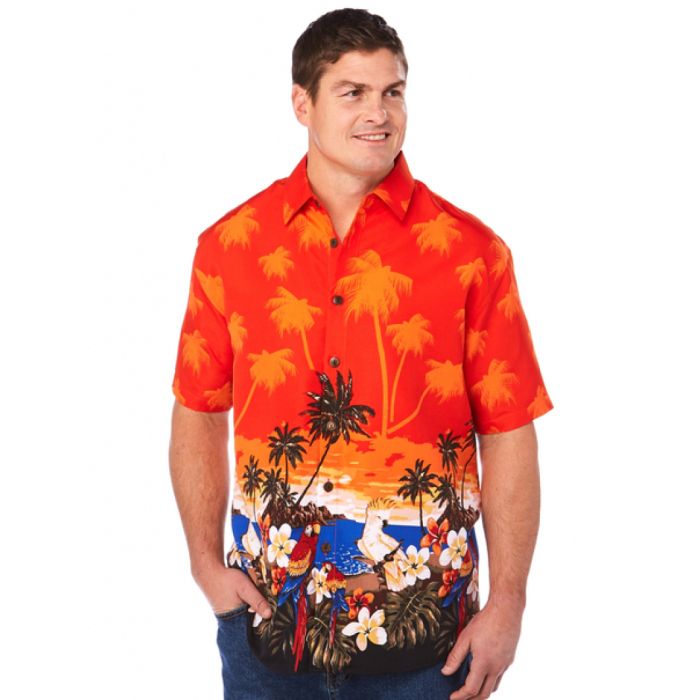 Island Orange Awesome Design Hawaii Shirt Ha49396