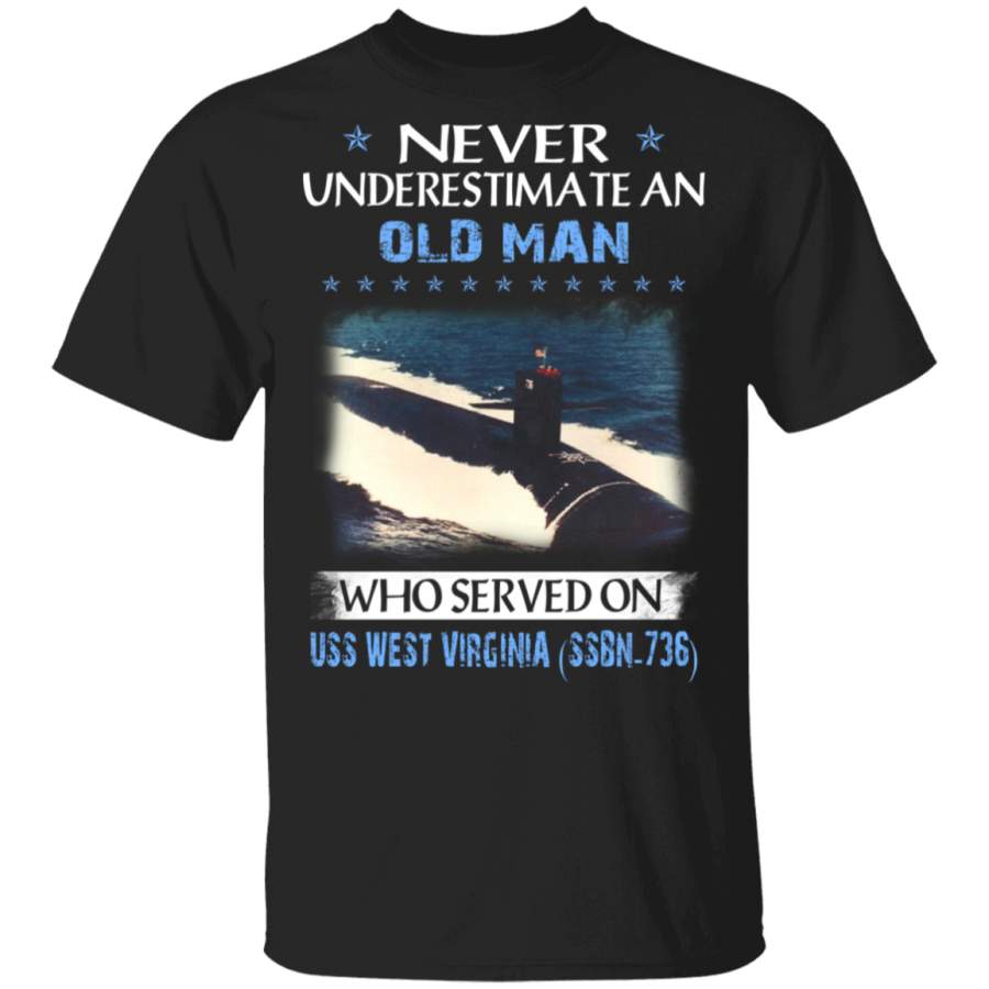 USS West Virginia SSBN-736 Veterans Day Christmas Gift T-Shirt