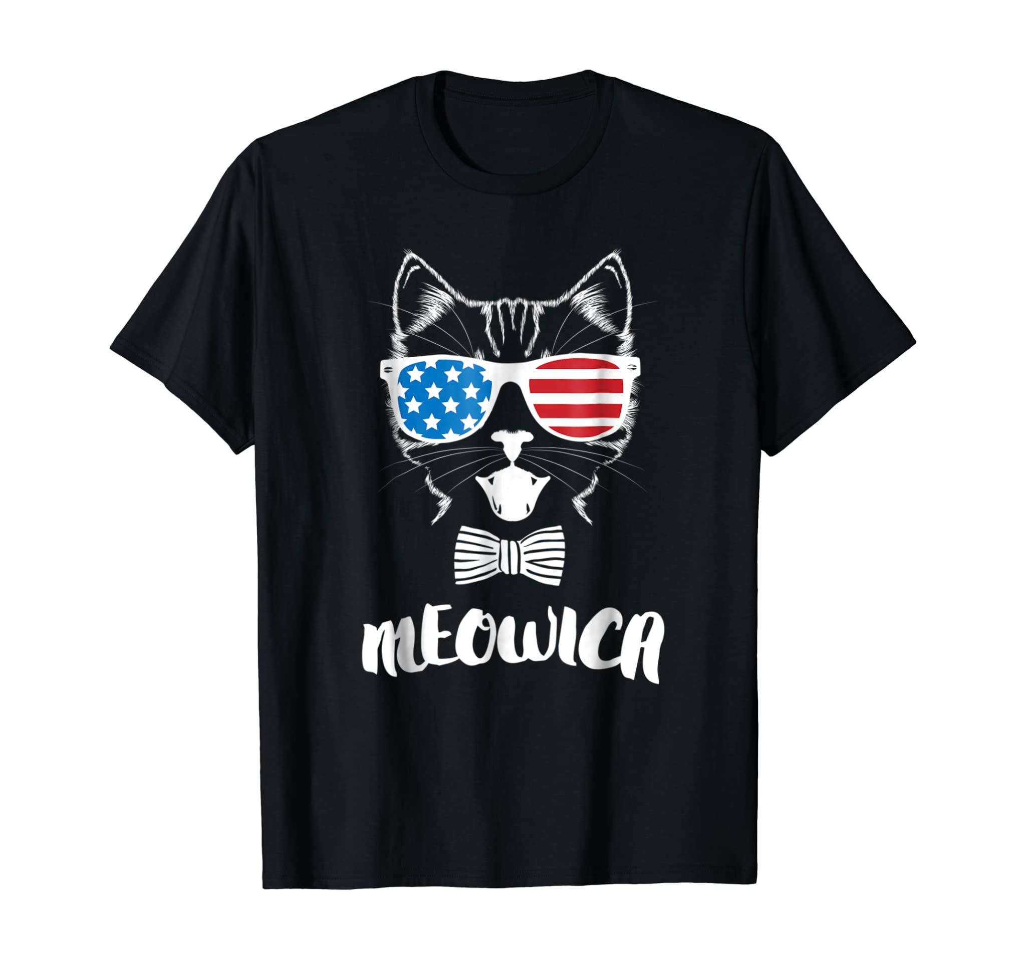 4th of July Meowica Kitty Cat Shirt