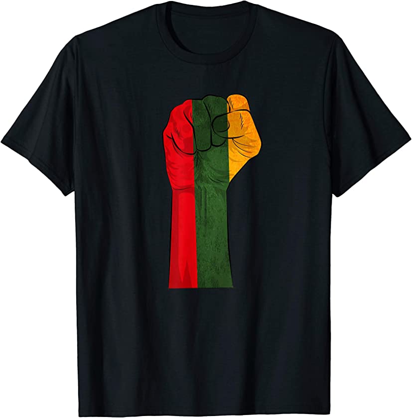 Black History Month Pride Black Power Fist Gift T-Shirt