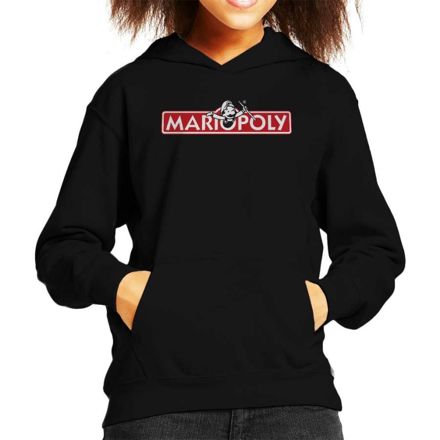 Super Mario Monopoly Kid’s Hooded Sweatshirt