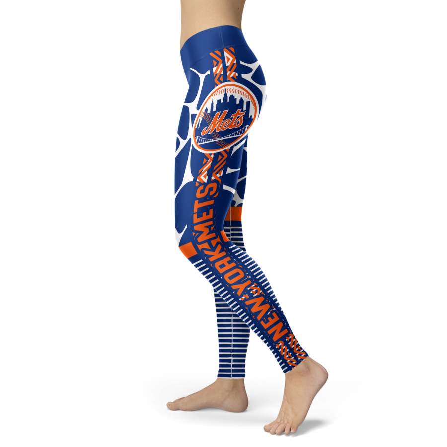 Cool Air Lighten Attractive Kind New York Mets Leggings