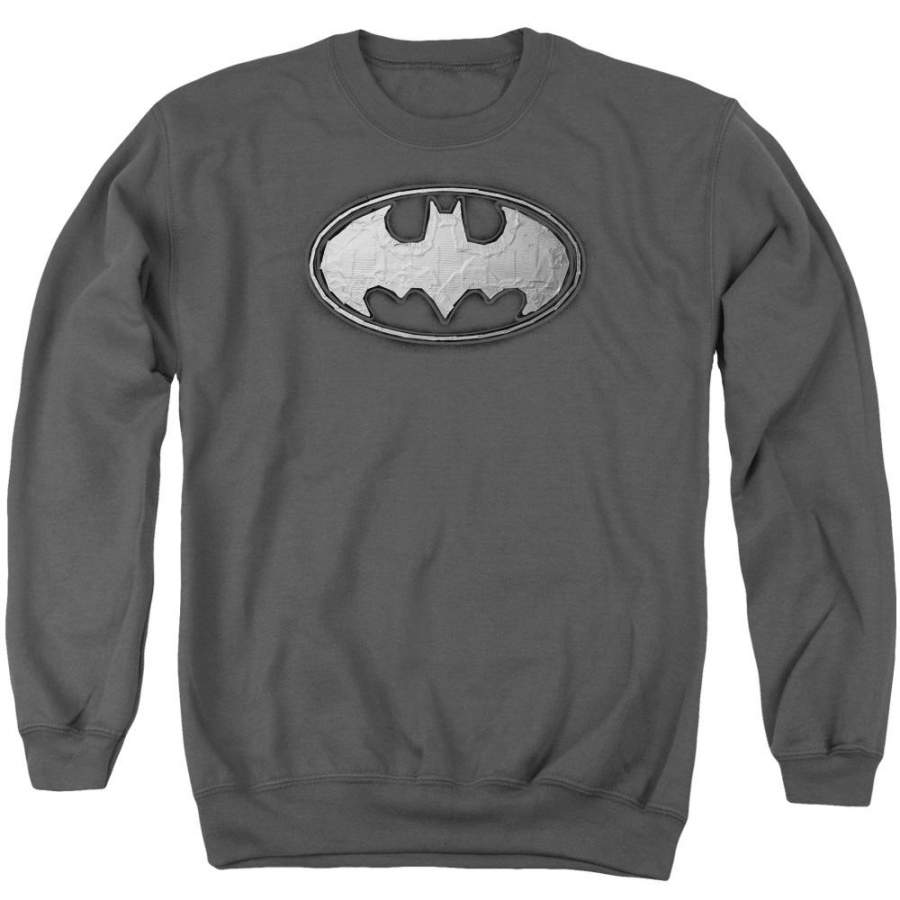 Batman – Duct Tape Logo Adult Crewneck Sweatshirt