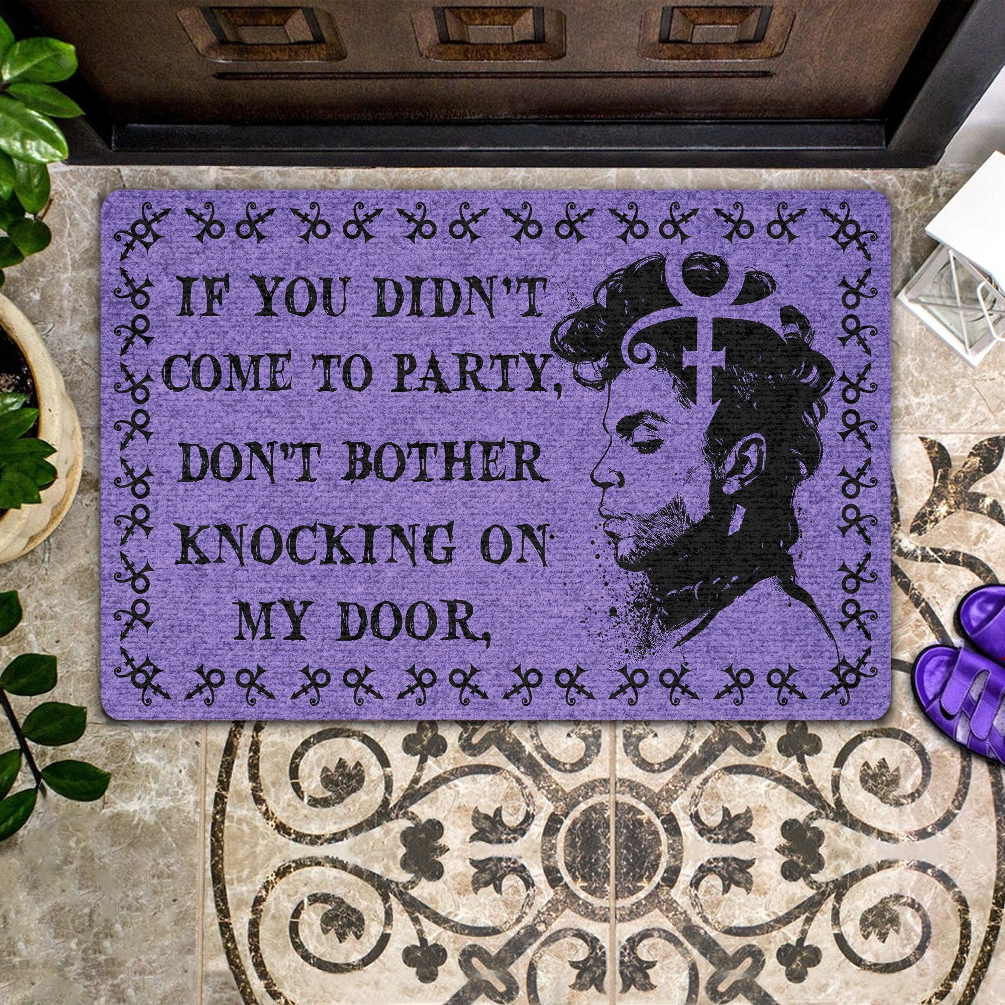 If You Didnt Come To Party Dont Bother Knocking On My Door All Over Printing Doormat Pre1860